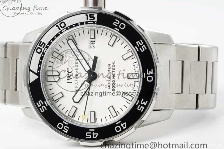 MIROTIME 0216 Youthful Aquatimer Automatic SS RSF 1:1 Best Edition White Black Dial on SS Bracelet A 7070